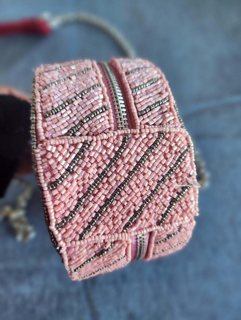 New Pink Beaded Maryland Crab Crossbody Bag Viral Rare Bag - Picture 4 of 7